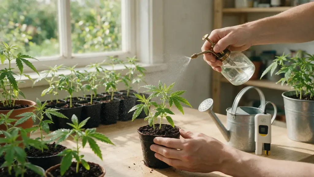 Die richtige Cannabis Steckling Pflege